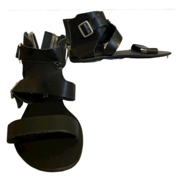 Coconuts by Matisse Black Leather Strappy Sandal - Picture 5 of 9